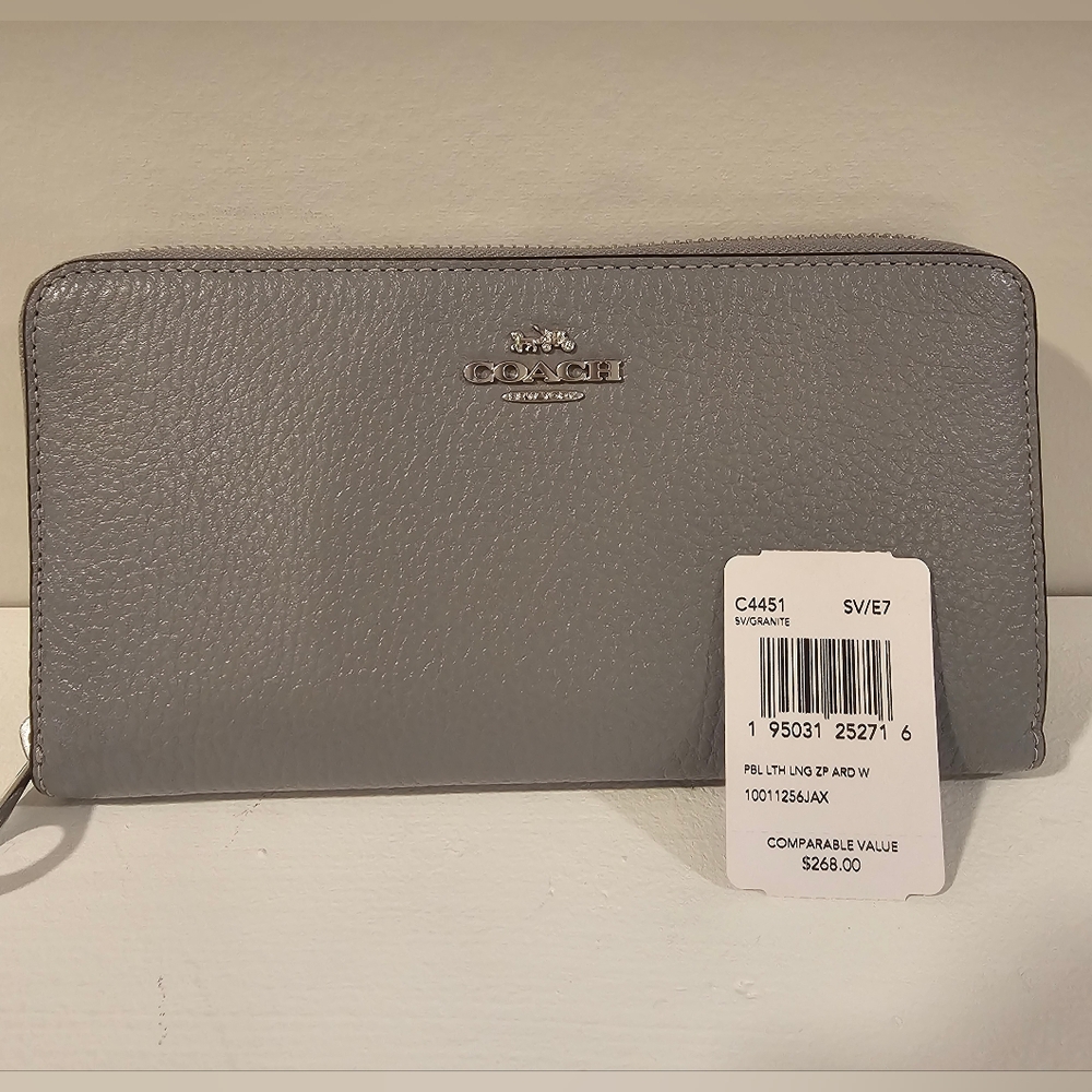 Coach Granite Leather Wallet